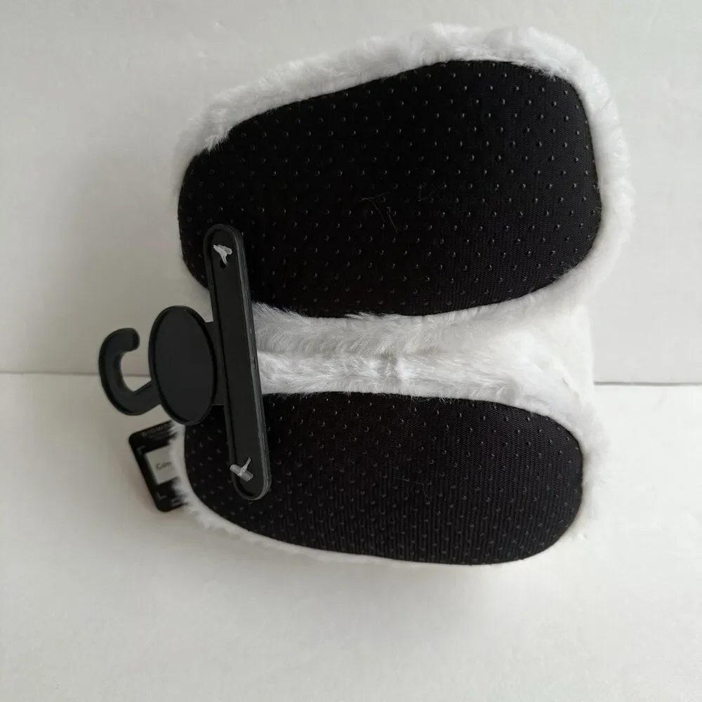Christmas Abominable Snowman Slippers Plush White Rudolph Toddler Size 5/6 NWT